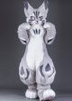 Youthful Gray Fursuits Set - Complete Costume for Cosplay and Events